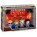 Figurine POP Moments Deluxe représentant Freddie Mercury de Queen sur scène au Wembley Stadium, avec micro en main et tenue emblématique