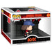 Vue de profil de la figurine POP Angus Young dans une pose dynamique de danse, collection officielle FUNKO
