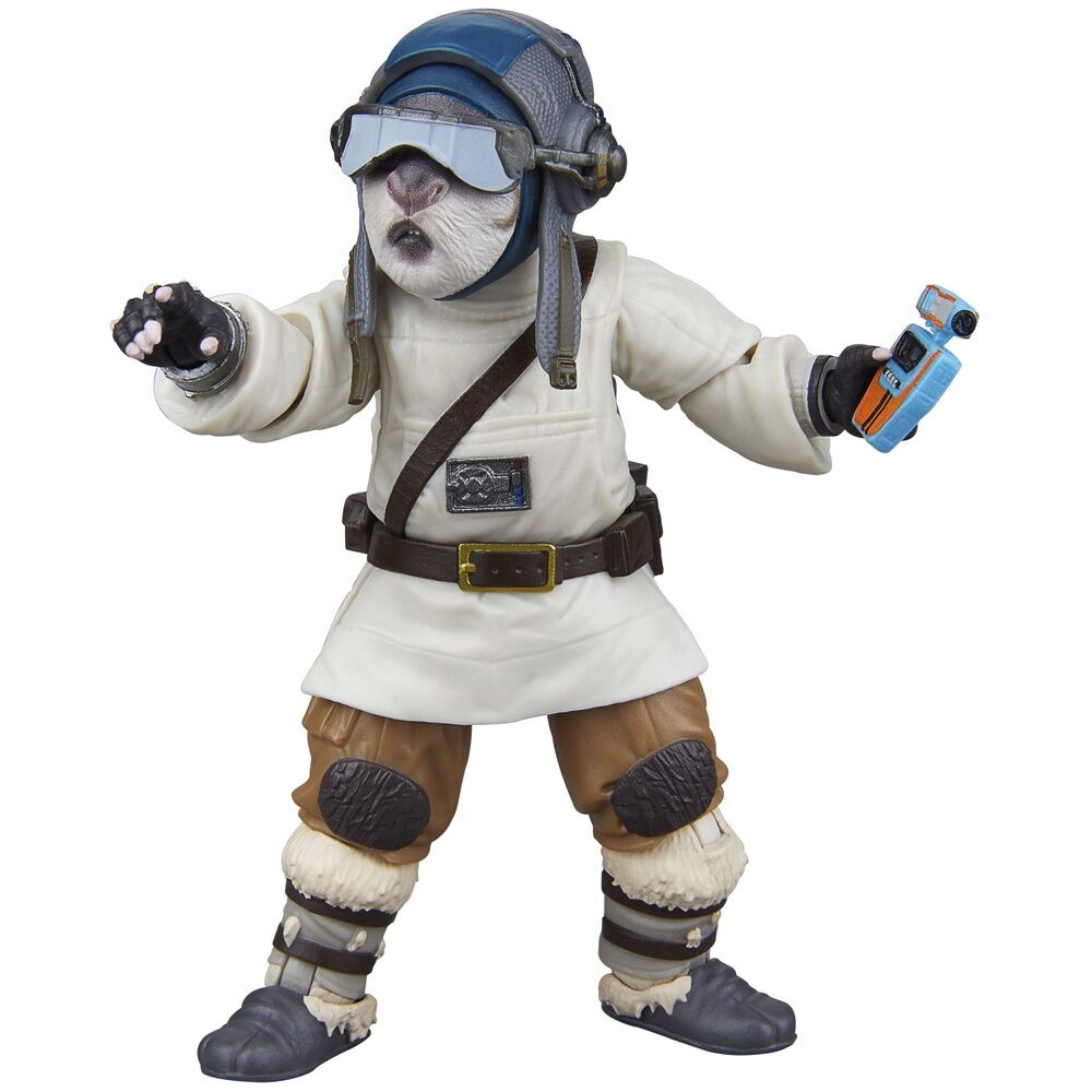 Lunettes de la figurine Bazil Jedi Order Tracker relevées pour un effet réaliste