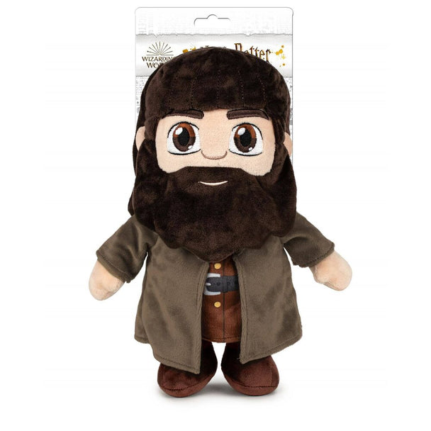 Peluche Hagrid Harry Potter de 32 cm en tissu doux avec détails fidèles au personnage, sous licence officielle Warner Bros. Discovery.