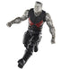 Zoom sur la tête articulée de la figurine Deadpool Marvels Colossus