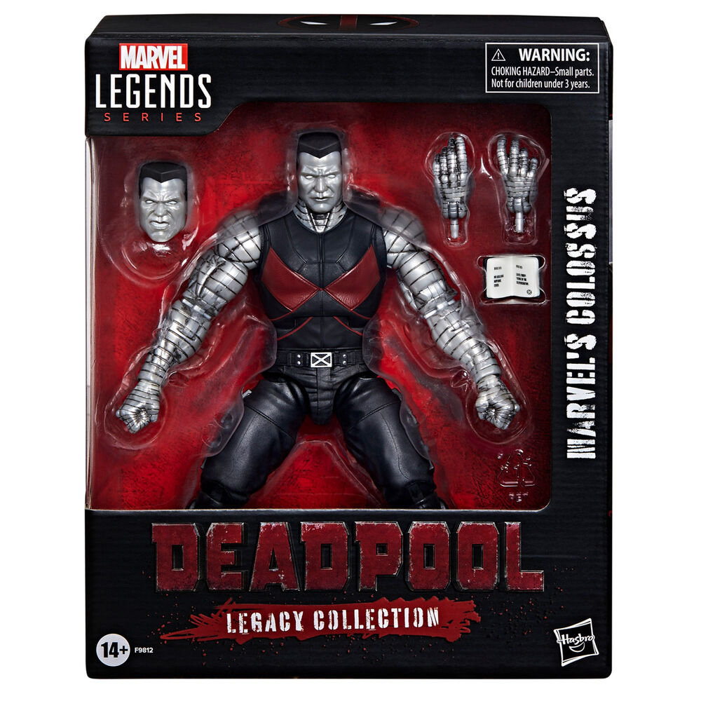 Figurine Colossus Marvel Legacy 15cm vue de face avec détails articulés