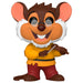 Vue rapprochée de la figurine Funko POP Papa American Tail avec détails précis et couleurs vives