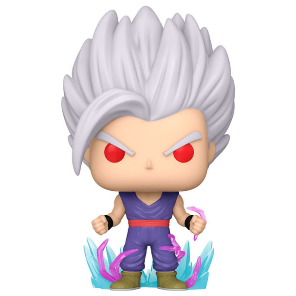 Figurine Funko POP Gohan Beast de Dragon Ball Super Hero vue de face en vinyle 9 cm