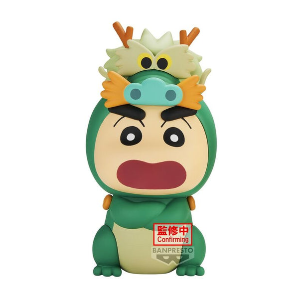Figurine Crayon Shinchan Vol 5 de 8cm représentant Shinchan en costume traditionnel japonais de dragon vue de face