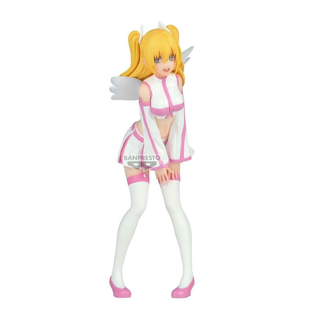 Figurine Liliel Angel Paratroopers 20cm vue de face avec détails glitter et pose dynamique
