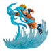 Figurine Naruto Uzumaki 12cm de face avec posture dynamique et détails précis