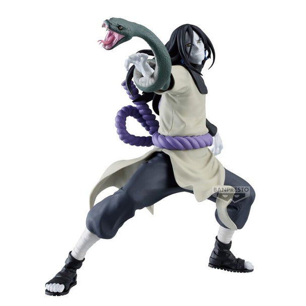 Figurine Orochimaru Naruto Shippuden Vibration Stars en position dynamique de face