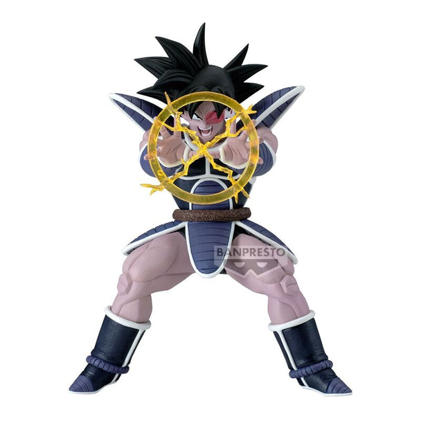 Figurine Turles de Dragon Ball Z en position de combat, hauteur 14 cm, fabriquée par BANPRESTO