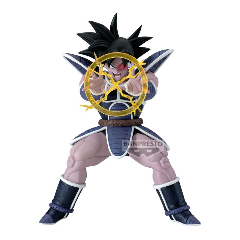 Figurine Turles de Dragon Ball Z en position de combat, hauteur 14 cm, fabriquée par BANPRESTO