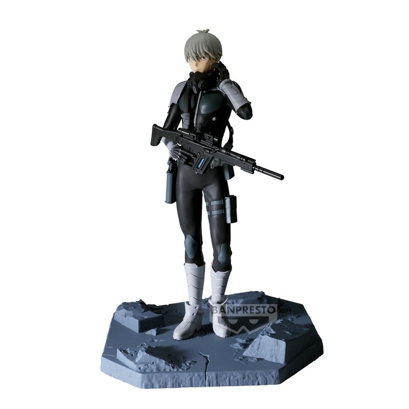 Figurine Kaiju No. 8 Reno Ichikawa de 17 cm vue de face avec détails précis et couleurs vives