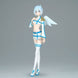 Profil gauche de la figurine Nokiel Angel montrant les finitions scintillantes