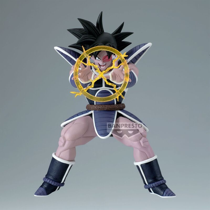 Vue de face de la figurine Turles 14 cm montrant les détails précis de son armure et expression féroce