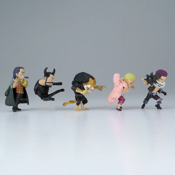 Gros plan sur le visage expressif de la figurine One Piece Rival World 7cm BANPRESTO