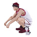 Profil latéral de la figurine Kurokos Basketball montrant les expressions déterminées des personnages