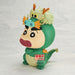 Figurine Shinchan cosplay en costume de dragon japonais, hauteur 8cm, présentée sur fond neutre pour collection