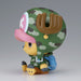Gros plan sur le visage expressif de la figurine Chopper Dressrosa One Piece 11cm
