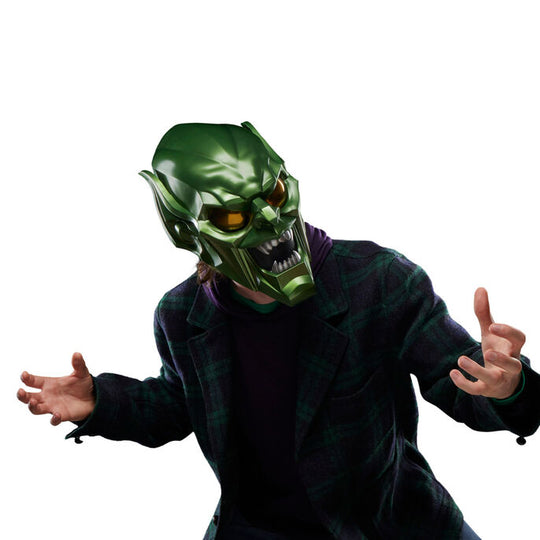 Image montrant l'intérieur du casque Green Goblin avec rembourrage confortable