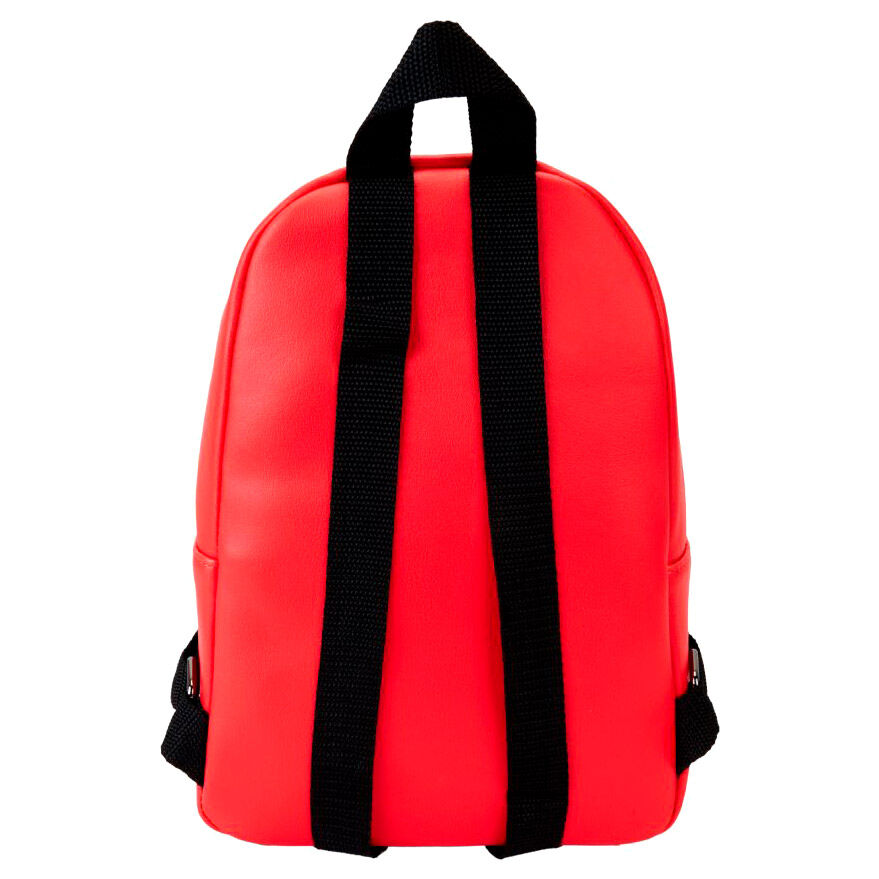 Vue latérale du sac à dos Wolverine Loungefly montrant la profondeur et la qualité des finitions