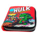 Vue arrière du portefeuille Wolverine Loungefly Marvel avec fermeture et design exclusif 50e anniversaire