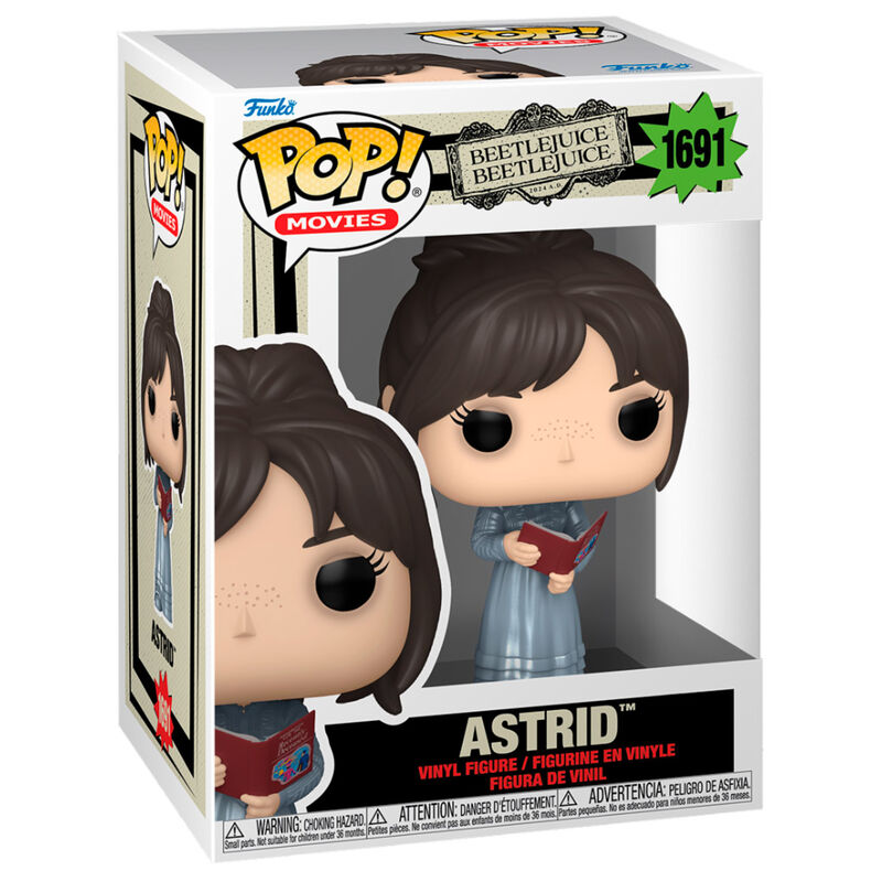 Figurine Funko POP Beetlejuice 2 Astrid en vinyle de 9 cm avec détails précis et finition soignée