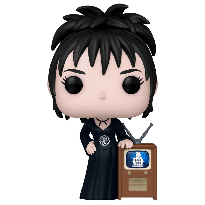 Vue de face de la figurine Lydia Deetz Funko POP Beetlejuice 2, détaillée et colorée