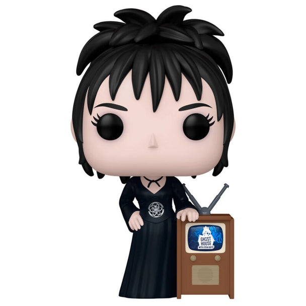 Vue de face de la figurine Lydia Deetz Funko POP Beetlejuice 2, détaillée et colorée