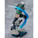 Figurine Kakashi Hatake de Naruto Shippuden en position dynamique, hauteur 20 cm, vue de face