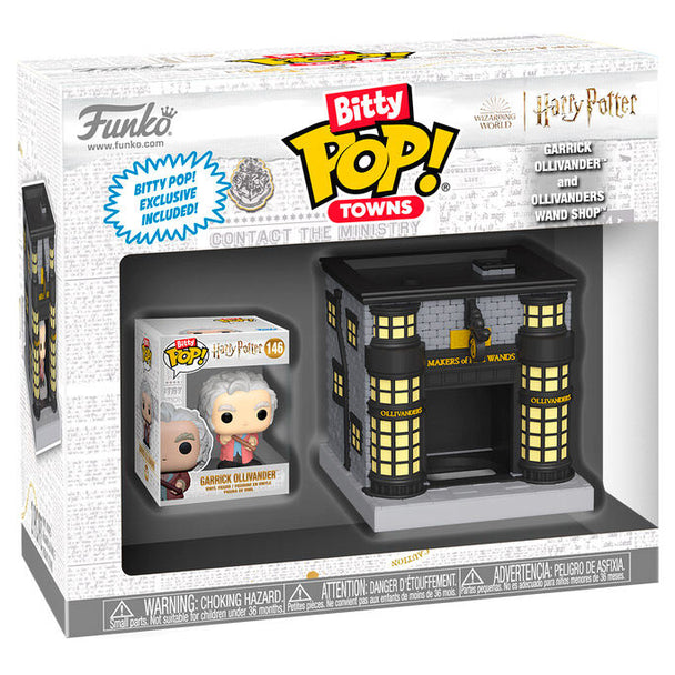 Figurine Bitty POP Ollivanders de FUNKO représentant la boutique de baguettes magiques Harry Potter