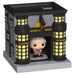 Vue rapprochée de la figurine Harry Potter Ollivanders avec détails précis et couleurs vives