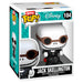 Vue latérale de la figurine Funko Bitty POP Jack Skellington avec sa motoneige hivernale