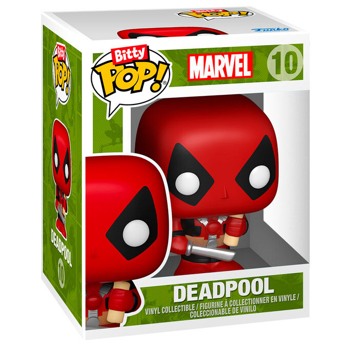 Camion Chimichanga Funko Bitty POP avec logos Marvel et détails colorés, prêt pour la collection