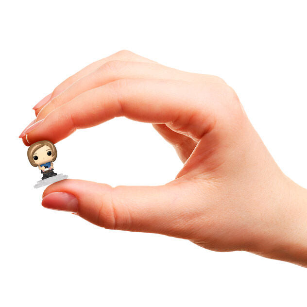 Packaging original de la figurine Funko Bitty POP Rachel Green à Central Perk avec illustrations colorées