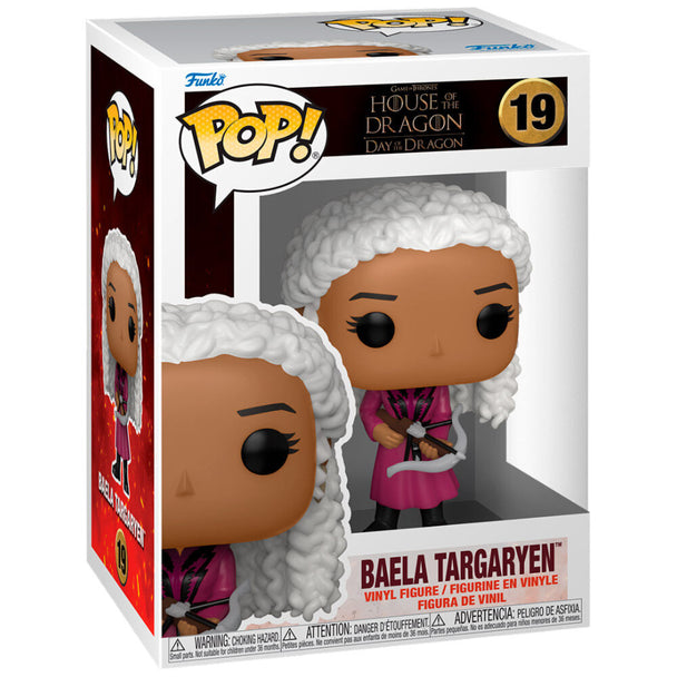 Figurine Funko POP Bella Targaryen de 9 cm en vinyle avec détails précis et couleurs vives, issue de la série House of the Dragon