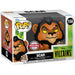 Figurine POP FUNKO exclusive représentant Scar, le vilain du Roi Lion, vue de face avec détails soignés