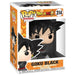 Vue de profil de la figurine Goku Black Funko POP montrant les traits caractéristiques du personnage