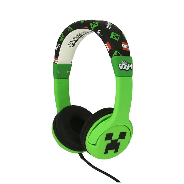 Casque Bluetooth Minecraft pour enfants avec bandeau rembourré ajustable et coussinets doux