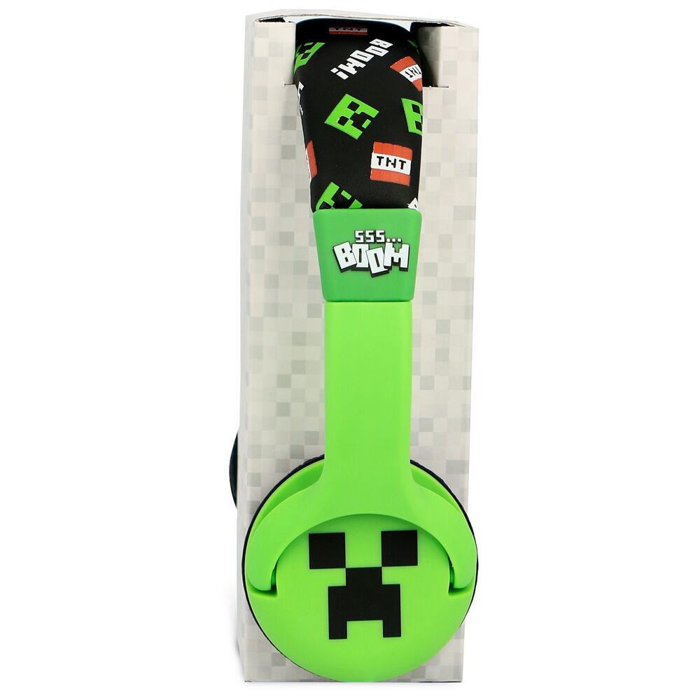 Image du casque Minecraft en situation d'utilisation lors d'un trajet en extérieur