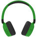 Casque Minecraft Bluetooth pour enfants avec design coloré et confortable sur fond blanc