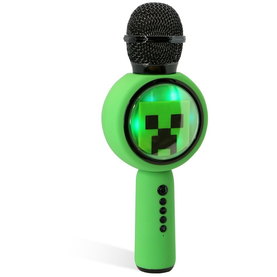 Microphone Bluetooth connecté à un smartphone affichant la musique jouée