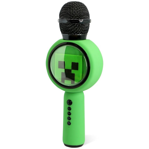 Microphone OTL TECHNOLOGIES avec éclairage LED multicolore sur le haut-parleur