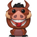 Vue rapprochée de la figurine Funko POP Pumbaa Luau, mettant en valeur les détails colorés et le vinyle de qualité.