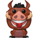 Vue rapprochée de la figurine Funko POP Pumbaa Luau, mettant en valeur les détails colorés et le vinyle de qualité.