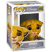 Vue rapprochée de la figurine Simba Funko POP avec détails colorés et expression fidèle