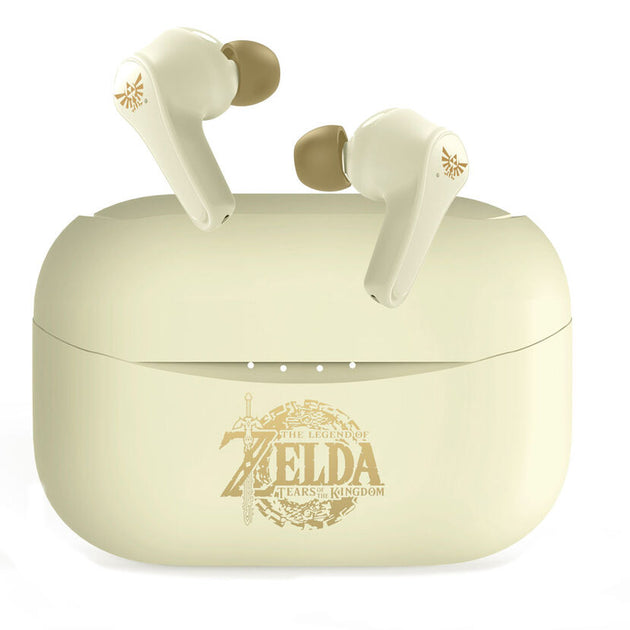 Écouteurs The Legend of Zelda pour enfants avec design compact et boîtier de recharge