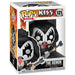 Vue rapprochée de la figurine KISS The Demon avec ses détails caractéristiques et maquillage iconique