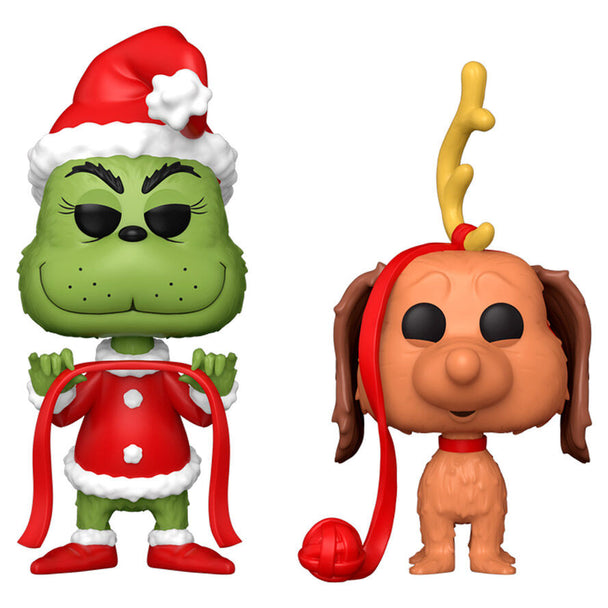 Figurine Funko POP du Grinch avec son manteau vert et son expression malicieuse, parfaite pour les collectionneurs.