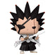 Vue rapprochée de la figurine Funko POP Kenpachi Zaraki montrant les détails du visage et de la tenue