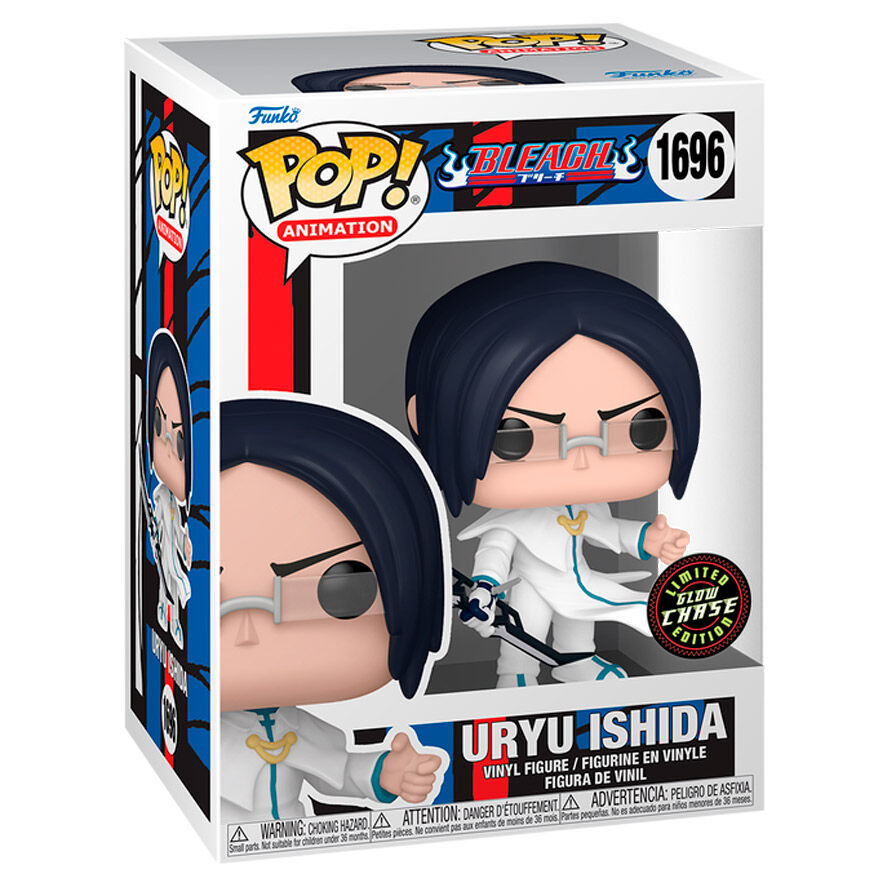 Packaging original de la figurine Funko POP Bleach Uryu Ishida avec logo officiel
