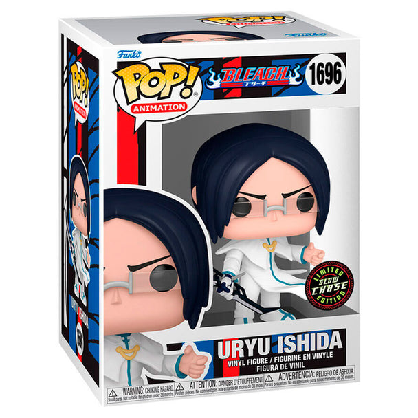 Figurine Funko POP Bleach Uryu Ishida Chase en vinyl de 9 cm dans sa boîte cadeau officielle